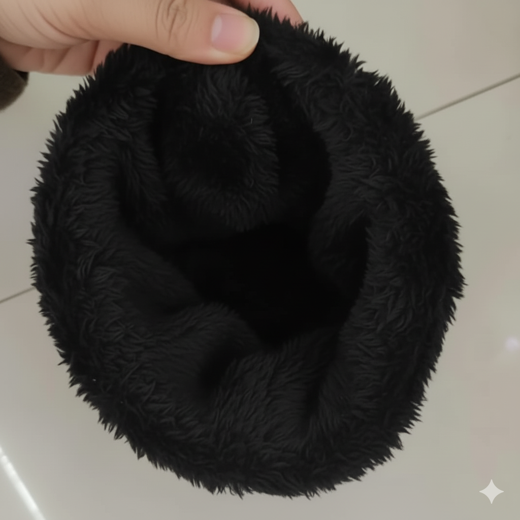 Bonnet Mayotte 976 – Doublé polaire logo brodé hiver | Mon Île 976